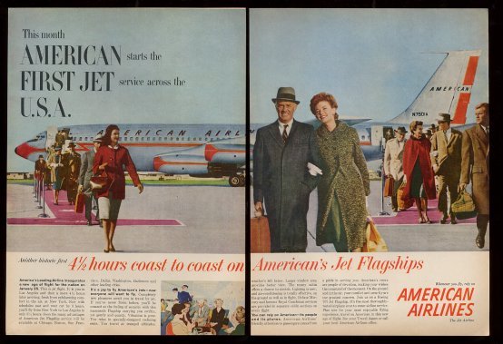 American Airlines magazine in 1959