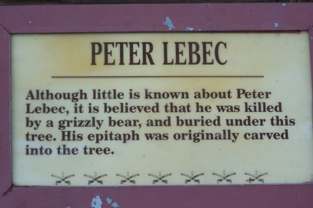 Peter Lebec epitaph