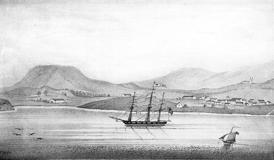 Santa Barbara in January 1835