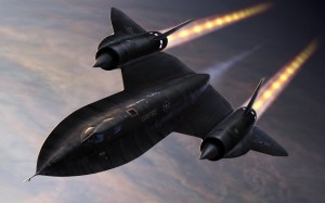 Lockheed SR-71 Blackbird.