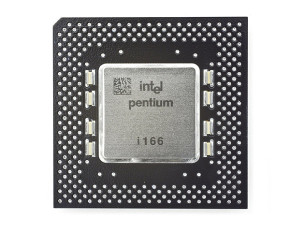 Intel Pentium chip.
