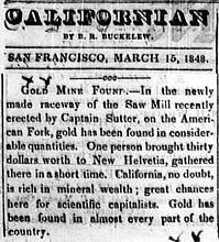 The Californian (1848).