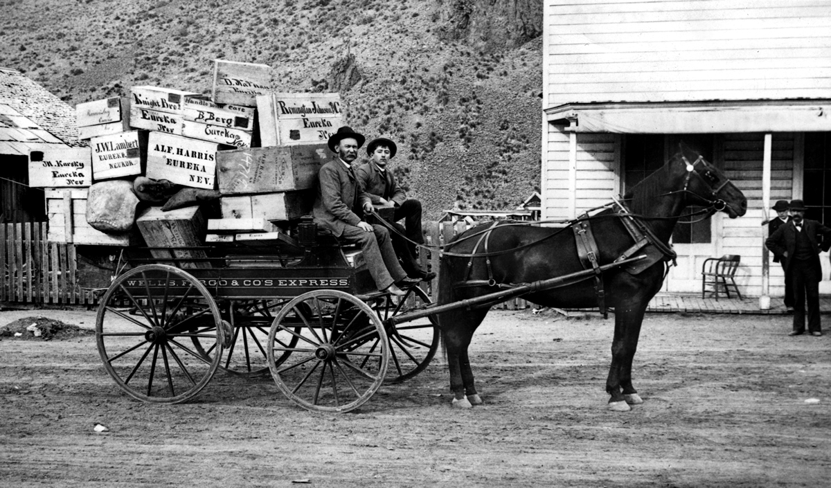 Wells Fargo express wagon.