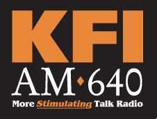 KFI-AM logo.