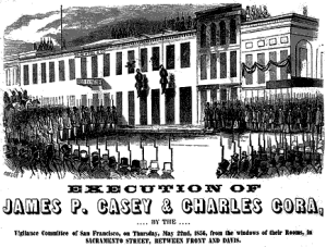 Execution of James Casey and Charles Cora (1856).