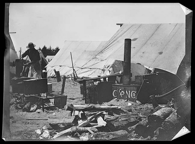Camp Merritt, San Francisco. Courtesy California Historical Society.