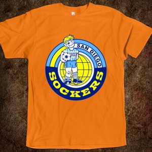 San Diego Sockers unisex fitted tee.