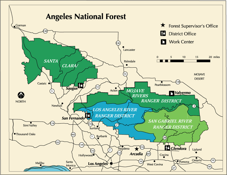 Angeles National Forest.