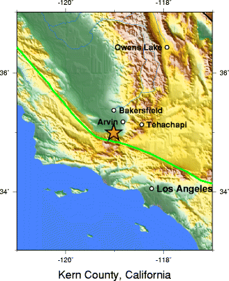 Kern County earthquake (1952).