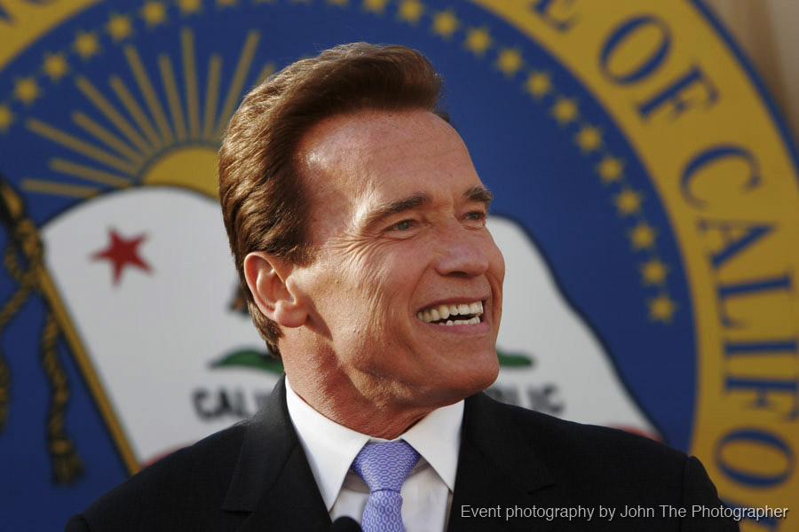 Arnold Schwarzenegger, California governor.