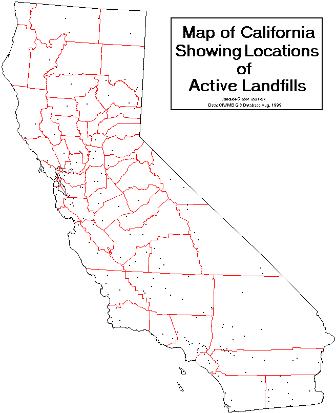 Landfills in California (1999).