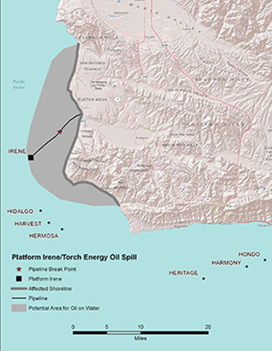 Torch / Platform Irene Oil Spill (1997).