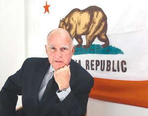 Jerry Brown, photograph by Will Davison.