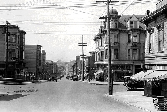 San Francisco, Western Addition (1927).