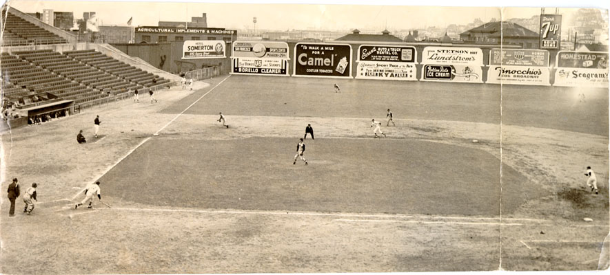 Seals at Seals Stadium (1943).