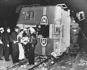Santa Fe Railway wreck (1956).