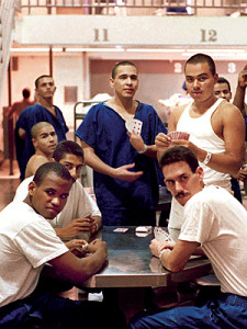 Inmates at Castaic North County Correctional Facility.