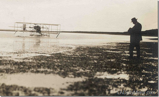 he flew the first seaplane from the water in the United States