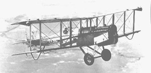 A de Havilland-4B carried 350 pounds of mail.