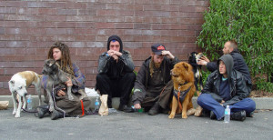 Homeless in San Francisco.