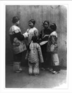 Slave girls rescued in Chinatown.