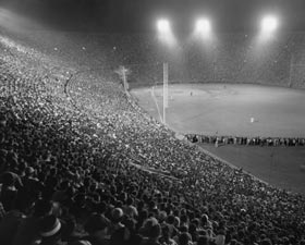 "Roy Campanella Night" at the Los Angeles Coliseum (1959).