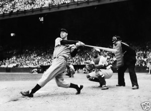 Joe DiMaggio (1938).