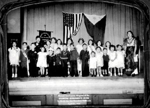 Second anniversary program of the Filipino Children's Club, San Francisco YWCA (1936).