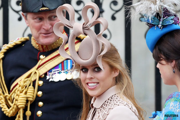 Princess Beatrice's royal wedding hat.