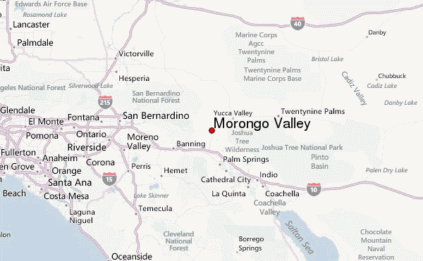 Morongo Valley.