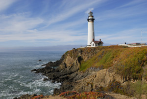 Pigeon Point lighthouse.