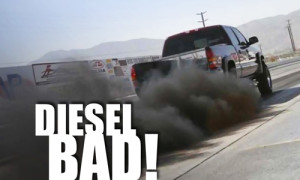 Diesel exhaust.